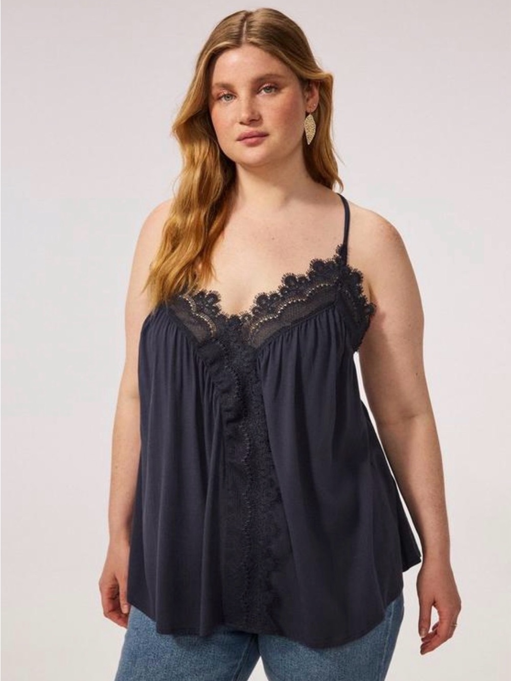 Festi Lace Trim Cami